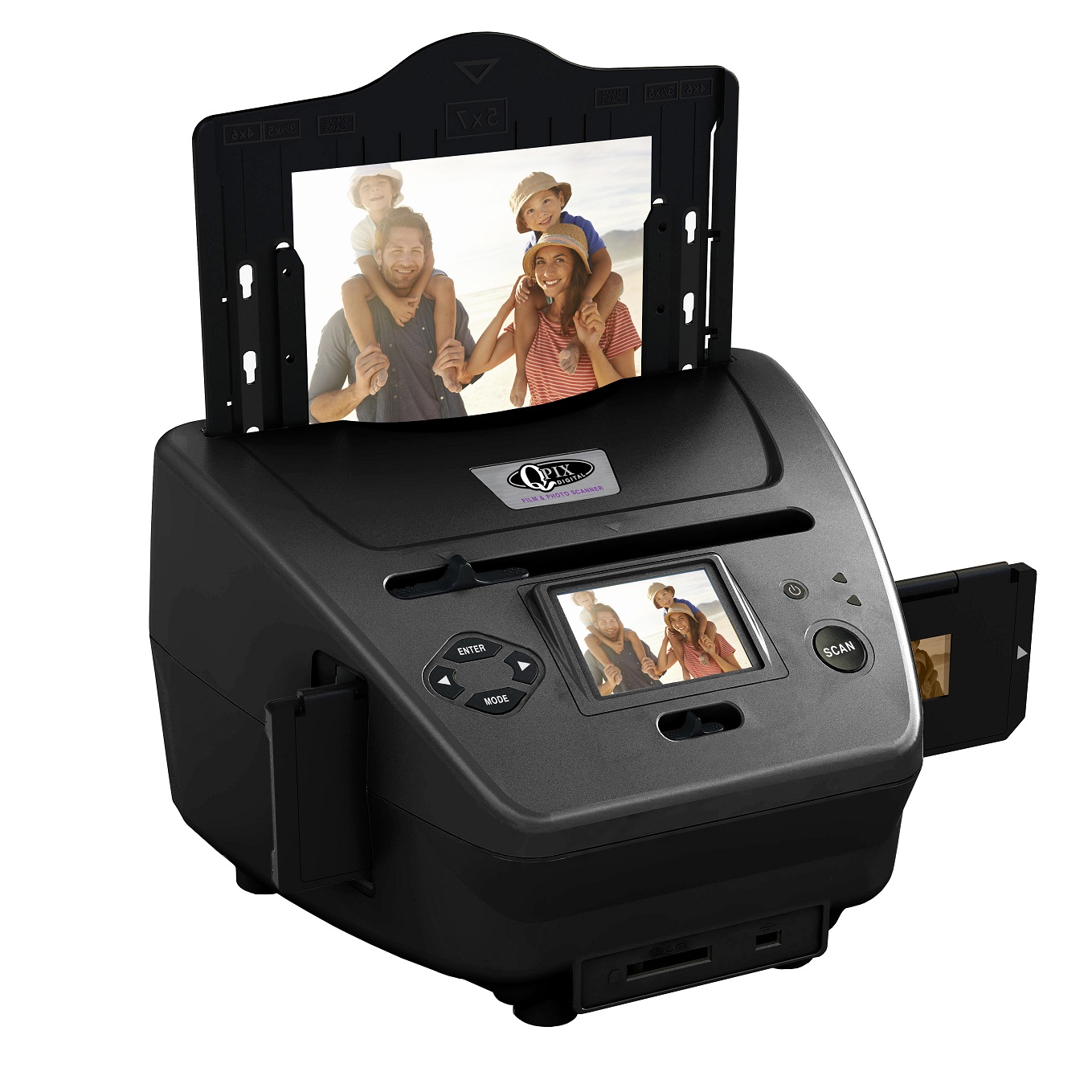 Scanner de diapositives de film numérique QPIX, Abrts 35mm, 126